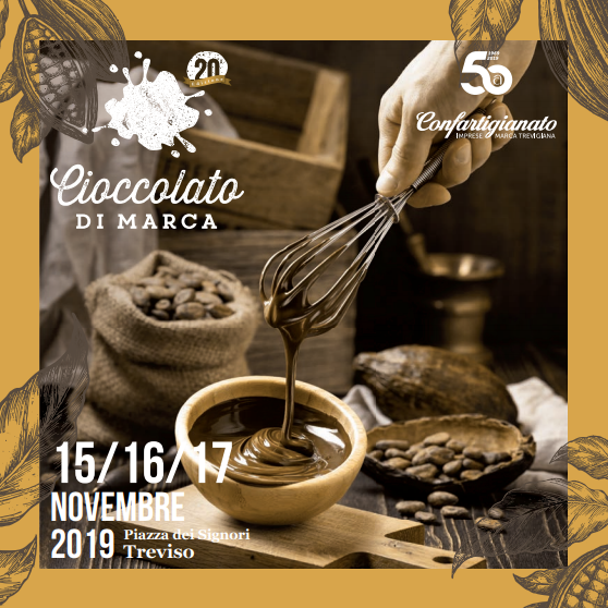 Locandina e Volantino di Cioccolato di Marca 2019, Treviso