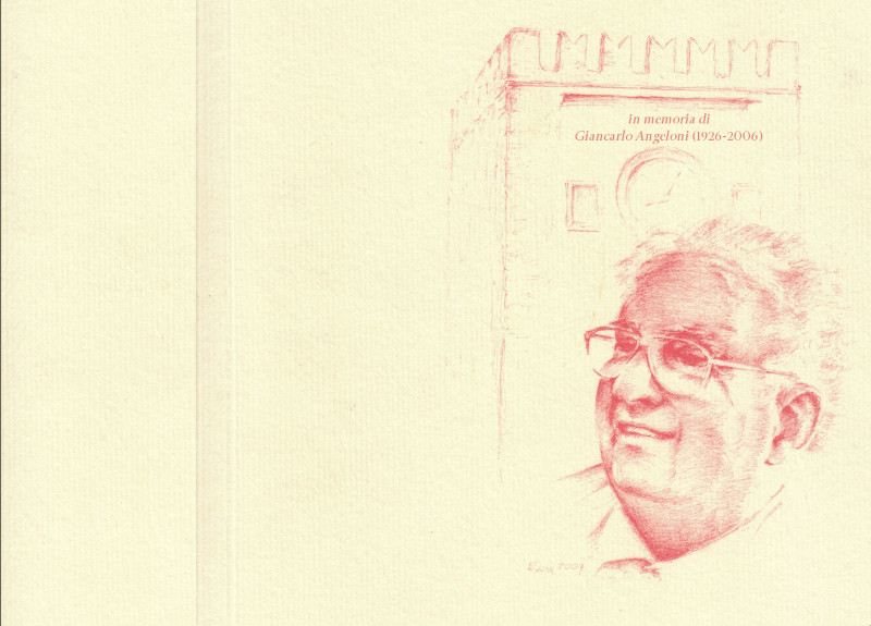 Ritratto di Giancarlo Angeloni dalla copertina de "Colori di Mestre"