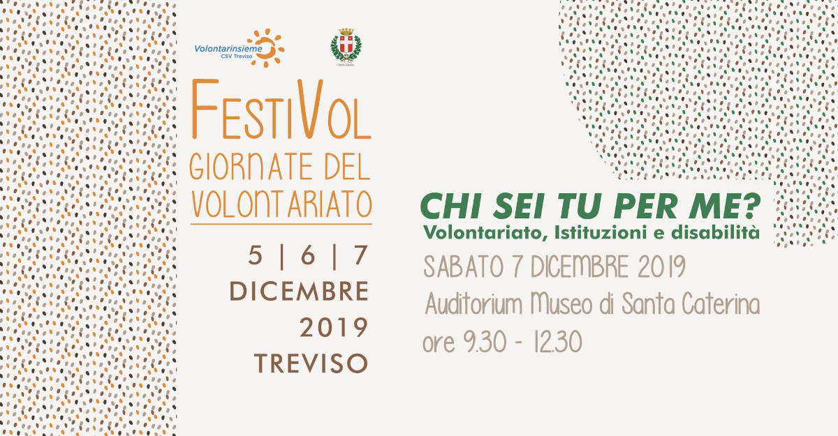 Foto a colori della locandina del Festivol 19 al museo di S. Caterina di Treviso